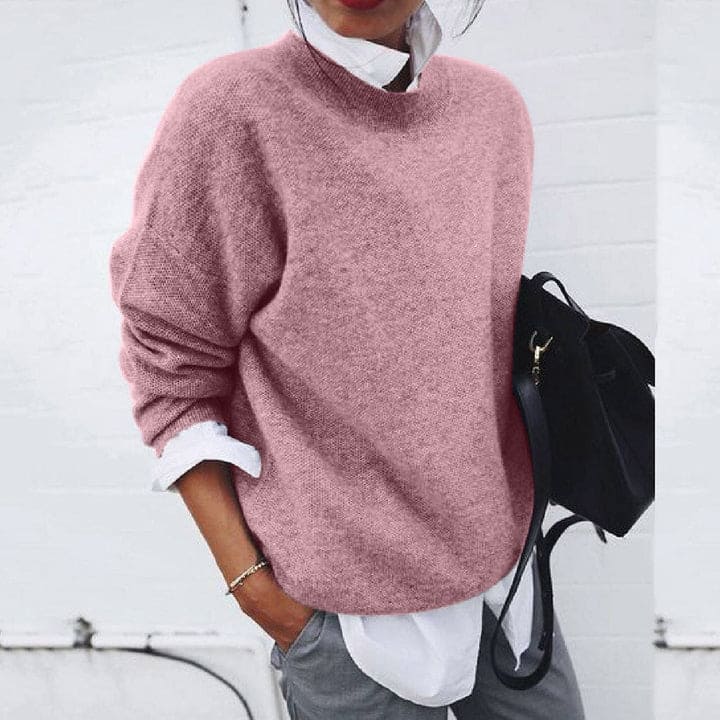 BESSIE | Haut en Tissu Bi-Couche avec Col Chemise pour Femmes