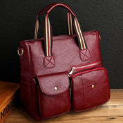 Riley | Versatile Synthetic Leather Shoulder Bag