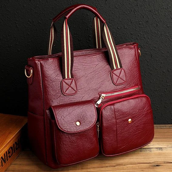 Riley | Versatile Synthetic Leather Shoulder Bag