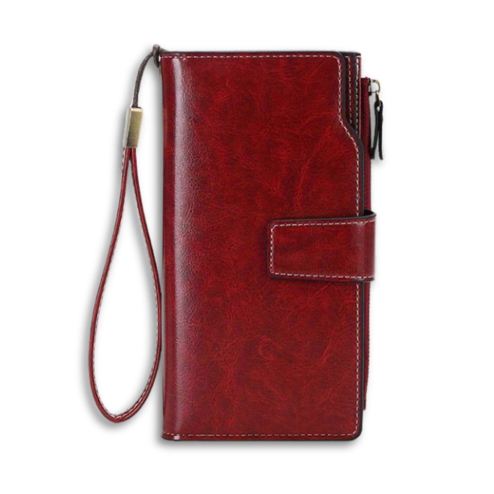 Portefeuille de voyage RFID sécurisé | Pochette vintage à multi-poches