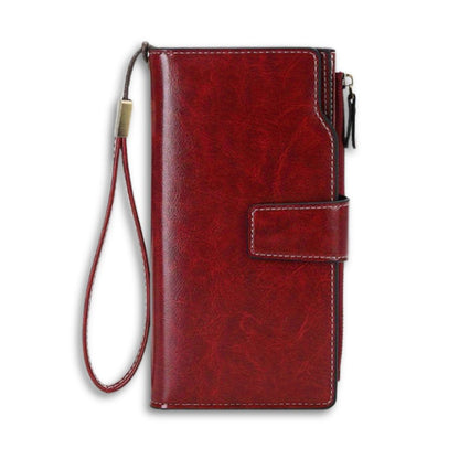Portefeuille de voyage RFID sécurisé | Pochette vintage à multi-poches
