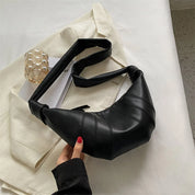 Lilitbeth | Sac bandoulière en cuir PU croissant chic pour femme