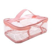 Braelyn | Läpinäkyvä vedenpitävä PVC-meikkipussi vetoketjulla matkalle