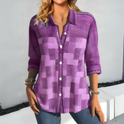 PENELOPE | Elegant Women's Checkered Top