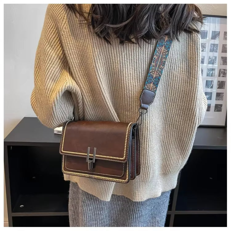 Demi | Mini neliönmallinen retro olkalaukku