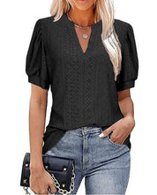 LESLEY | Elegant Short-Sleeve Top for Women