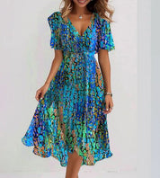 BONDI | Robe Midi Bleue