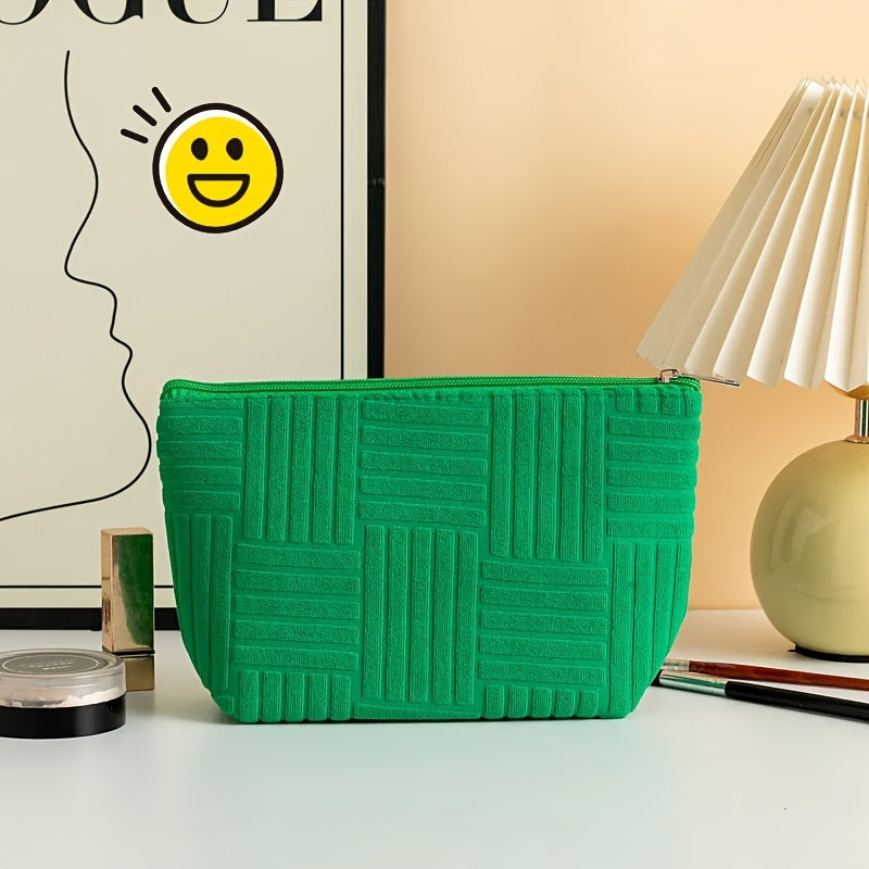 Miller | Chic and Elegant Striped Makeup Bag
