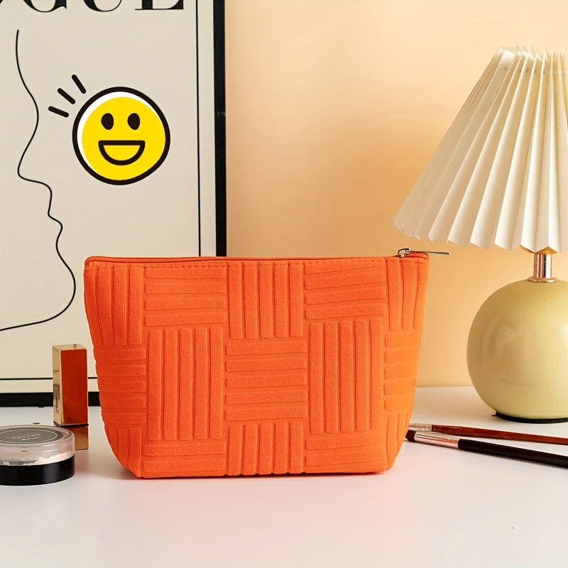 Miller | Chic and Elegant Striped Makeup Bag