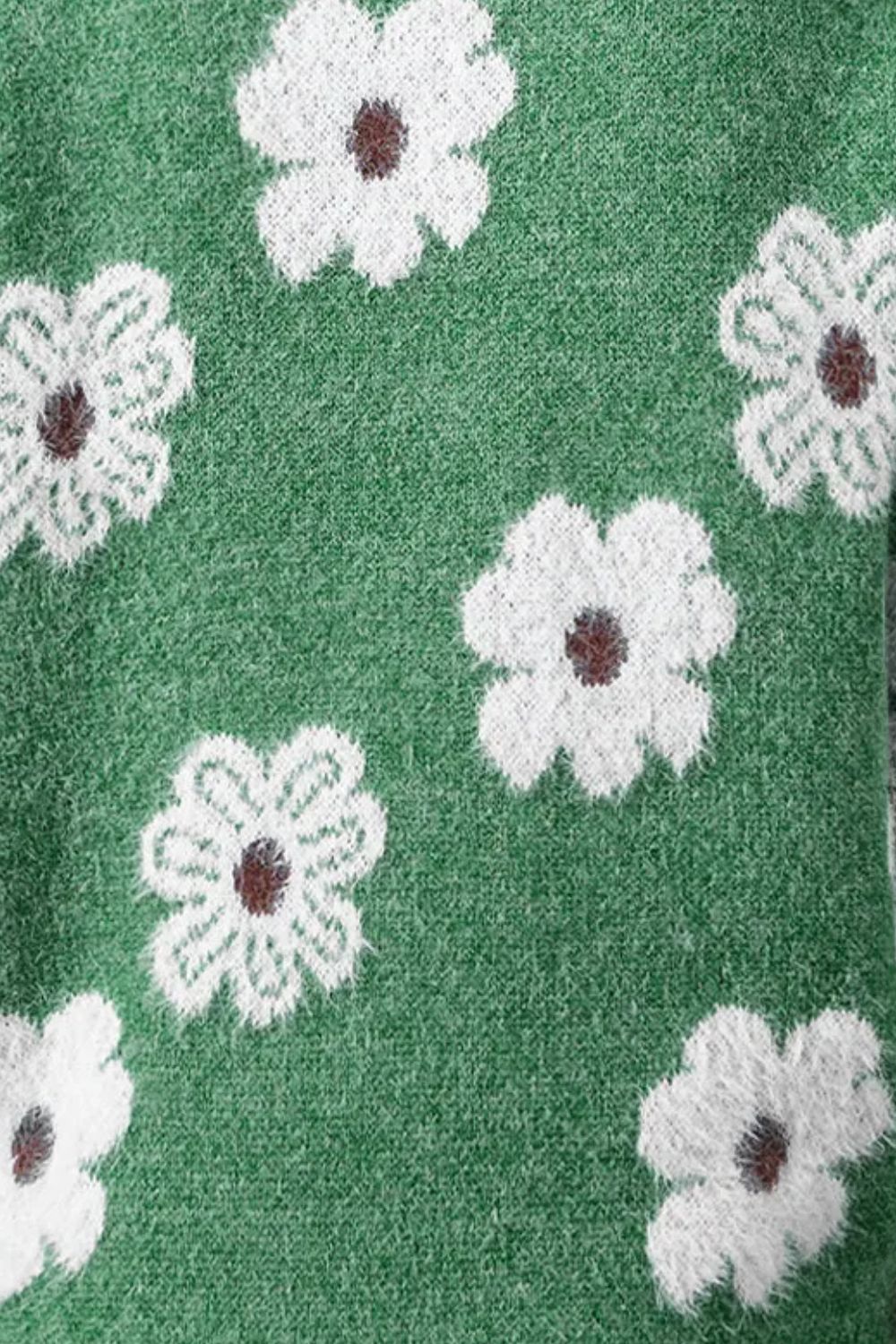 ASHLEY | Pull en maille à fleurs pour femmes