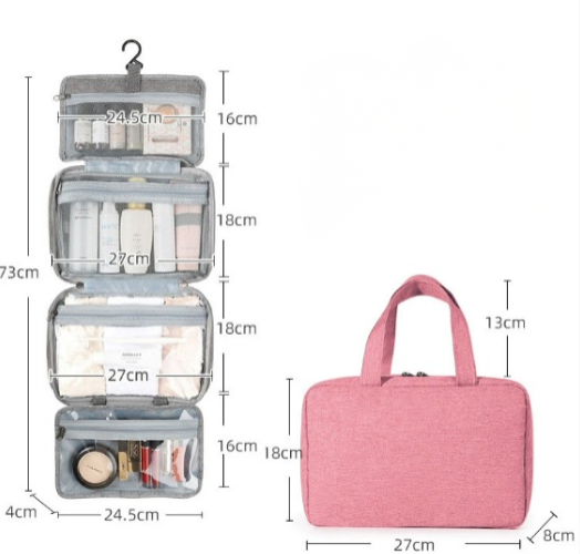 Sam | Kompakti ja tilava matka-toilettitarvikejärjestäjä useilla lokeroilla