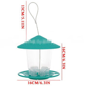 Mangeoire suspendue pour oiseaux avec distributeur automatique de graines
