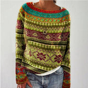 Maude | Pull Tricoté au Charme Nordique