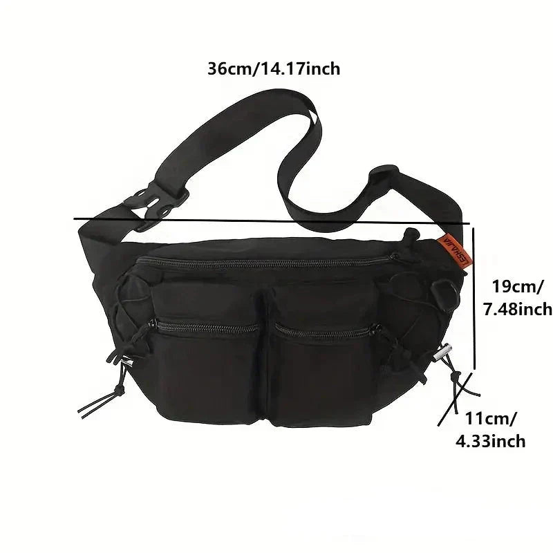 Cassius | Ulkokäyttöön tarkoitettu miesten olkalaukku ristikkäin kantaen