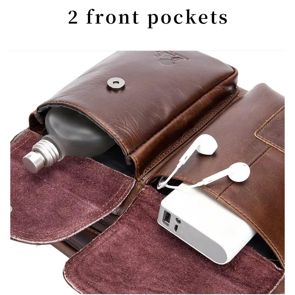 Emir | Nahkainen olkalaukku miehille