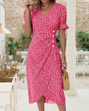 NINA | Floral Print Dress