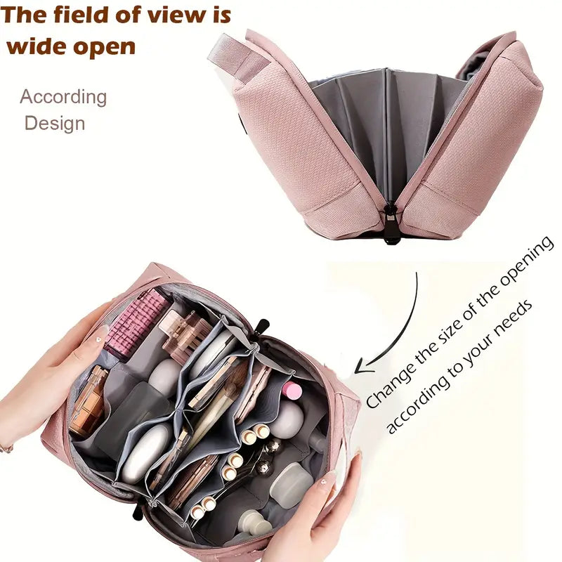 Solene | Organisateur Chic de Grande Capacité Sac Cosmétique Étanche