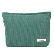 Sienna | Chic og preppy sminkepung i kordfløyel