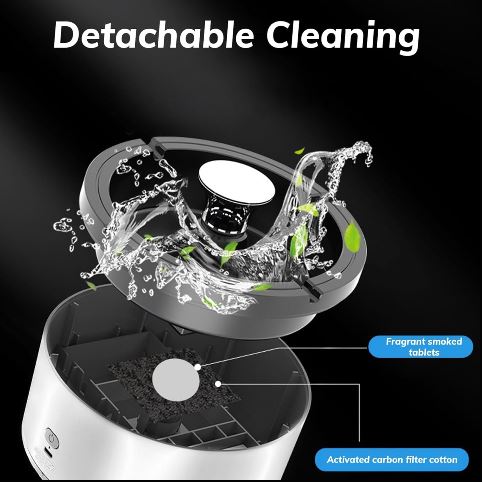 Electric smokeless ashtray