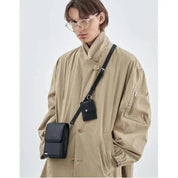 Zachariah | Pieni PU-nahkainen olkalaukku Sac