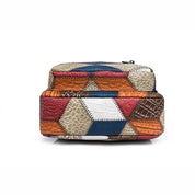 Keily | Women's Shoulder Bag with Embossed Pattern and Colorblock