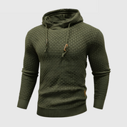 Leo | Hip hoodie with embossed pattern