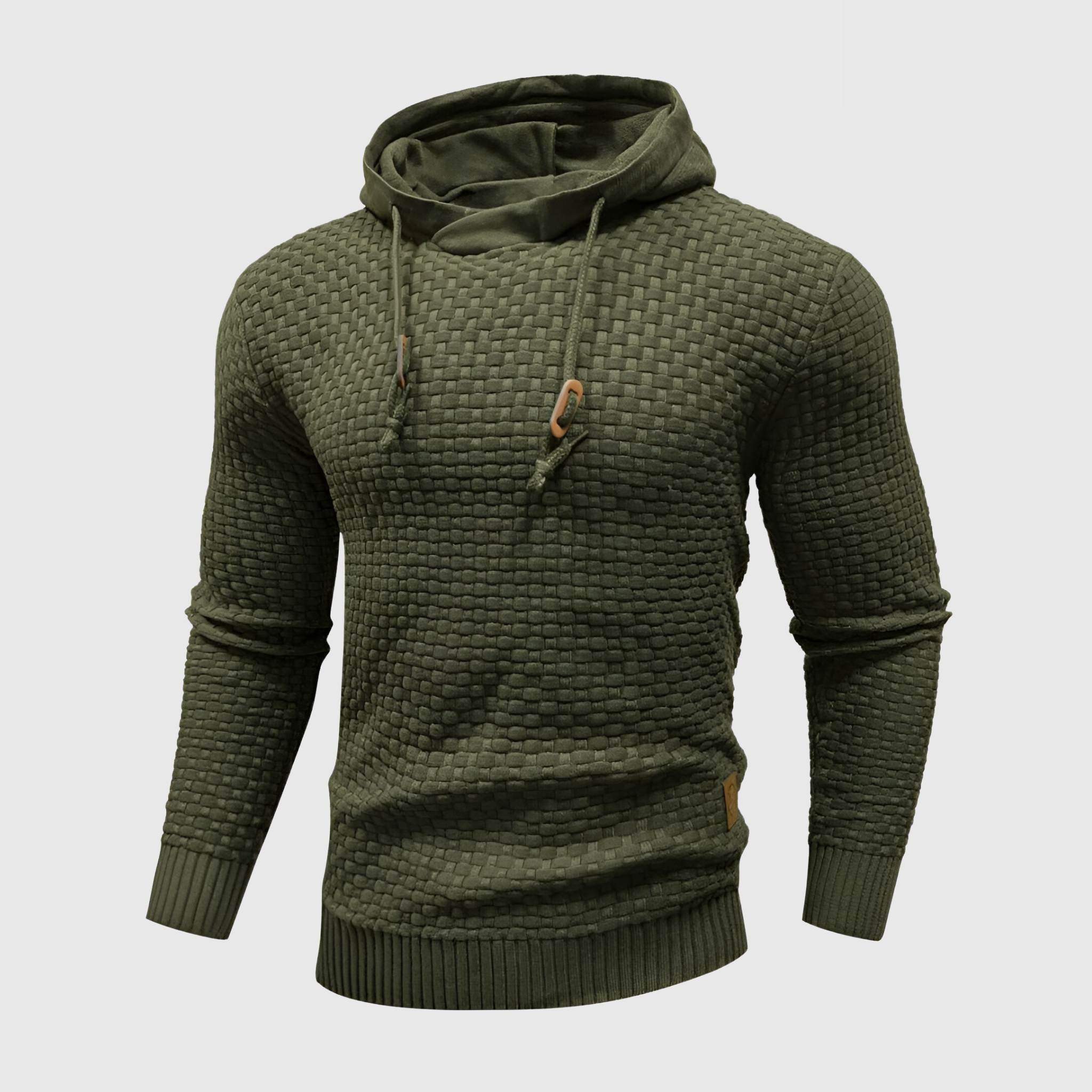 Leo | Hip hoodie with embossed pattern