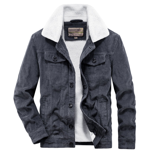 Max | Elegant vinterjakke for menn med Sherpa-fôr for ultimat varmekomfort