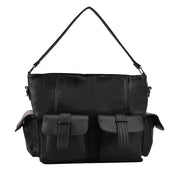 Jayceon | Sac bandoulière en cuir de moto punk à grande capacité