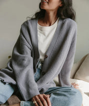 Lena | Exquisite blended cashmere wool cardigan for classic elegance