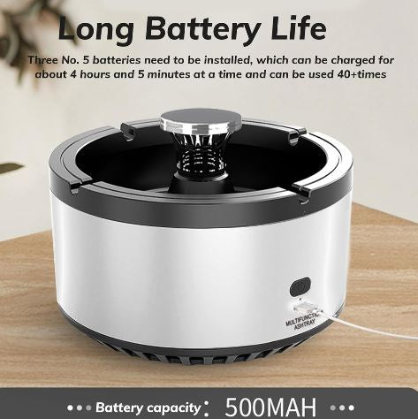 Electric smokeless ashtray