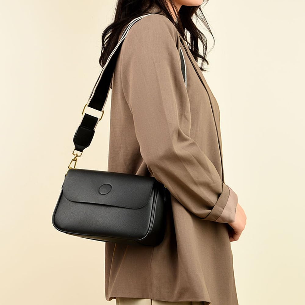 Remi | Vegan leather shoulder bag | Flap design