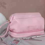 Lara | Layered Travel Makeup Bag