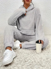 HAILEY | Naisten kaksiosainen fleece-teddyasu