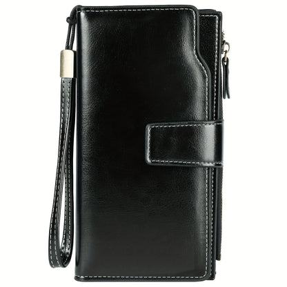 Portefeuille de voyage RFID sécurisé | Pochette vintage à multi-poches
