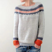Maude | Pull Tricoté au Charme Nordique
