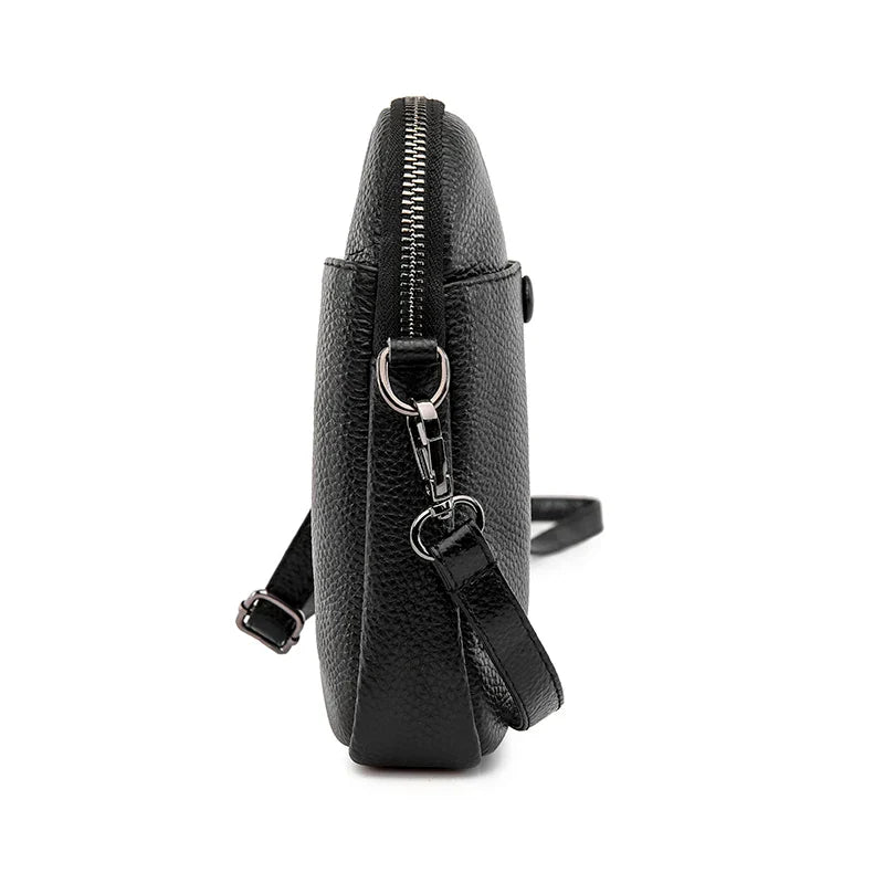 Remington | Tyylikäs olkalaukku naisille kevyestä aidosta nahasta