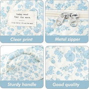 Meilani | Essensiell, quiltet, elegant blomster sminkepung