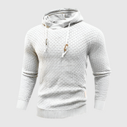 Leo | Hip hoodie with embossed pattern