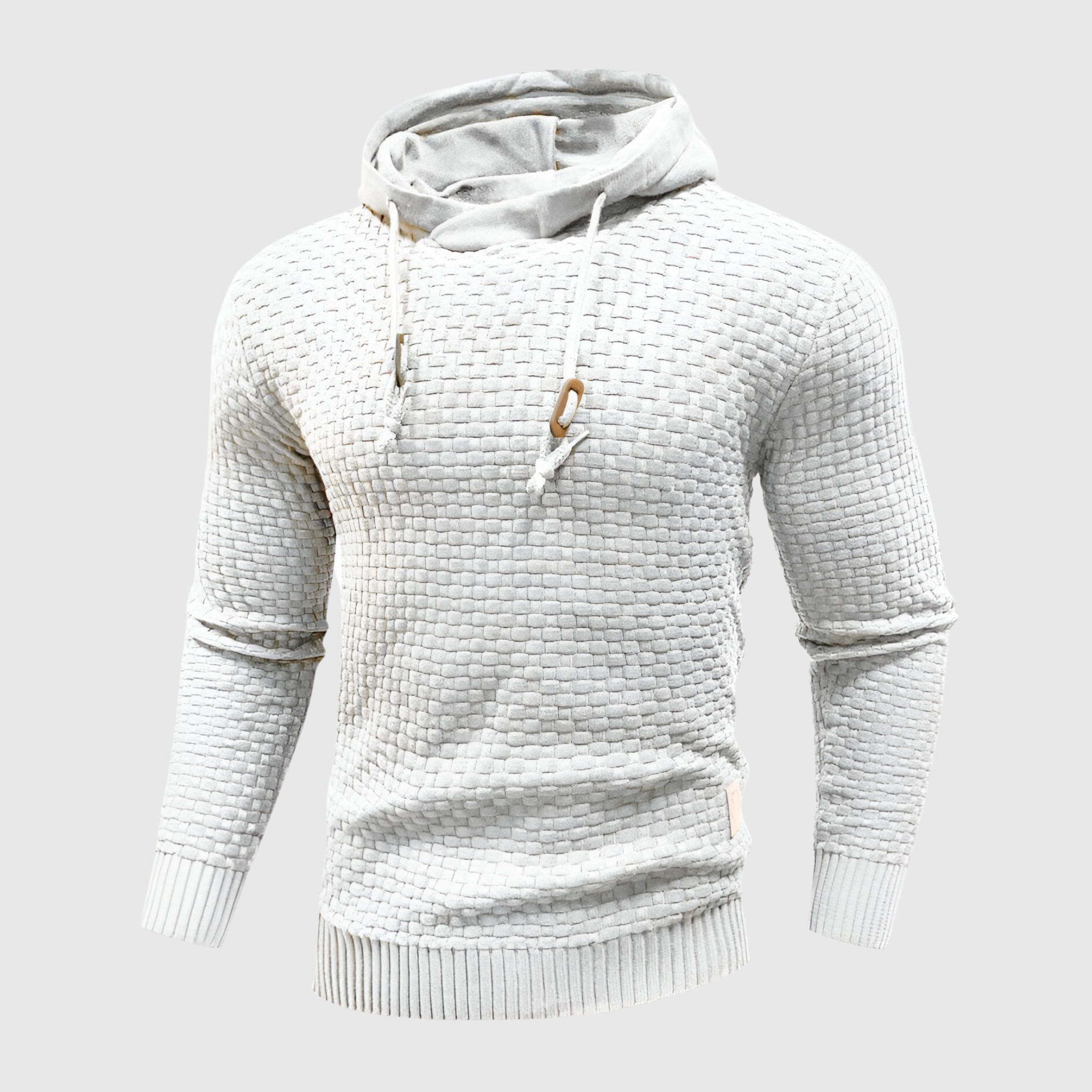 Leo | Hip hoodie with embossed pattern