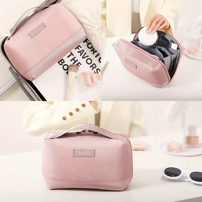 Solene | Organisateur Chic de Grande Capacité Sac Cosmétique Étanche