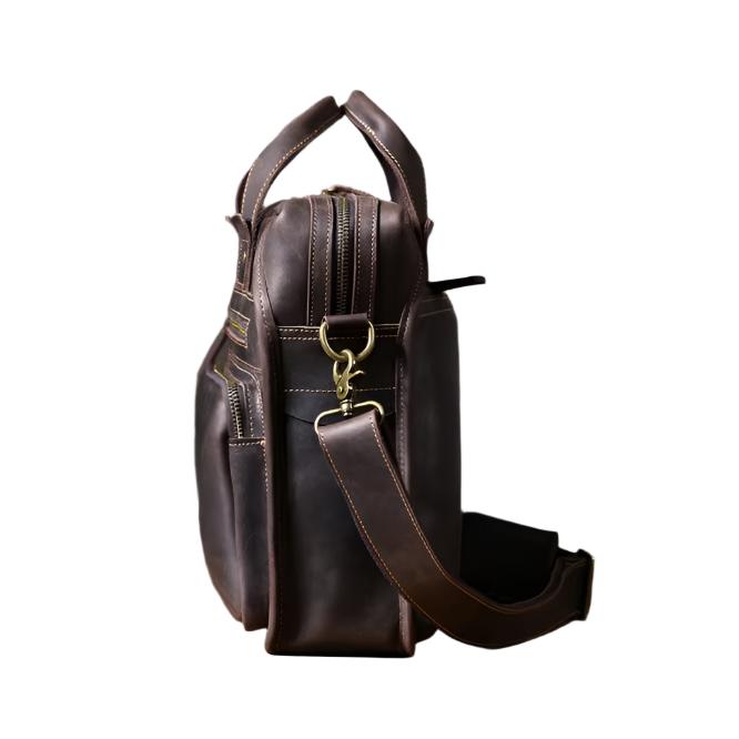 Jaime | Upea nahkainen olkalaukku matkalaukku