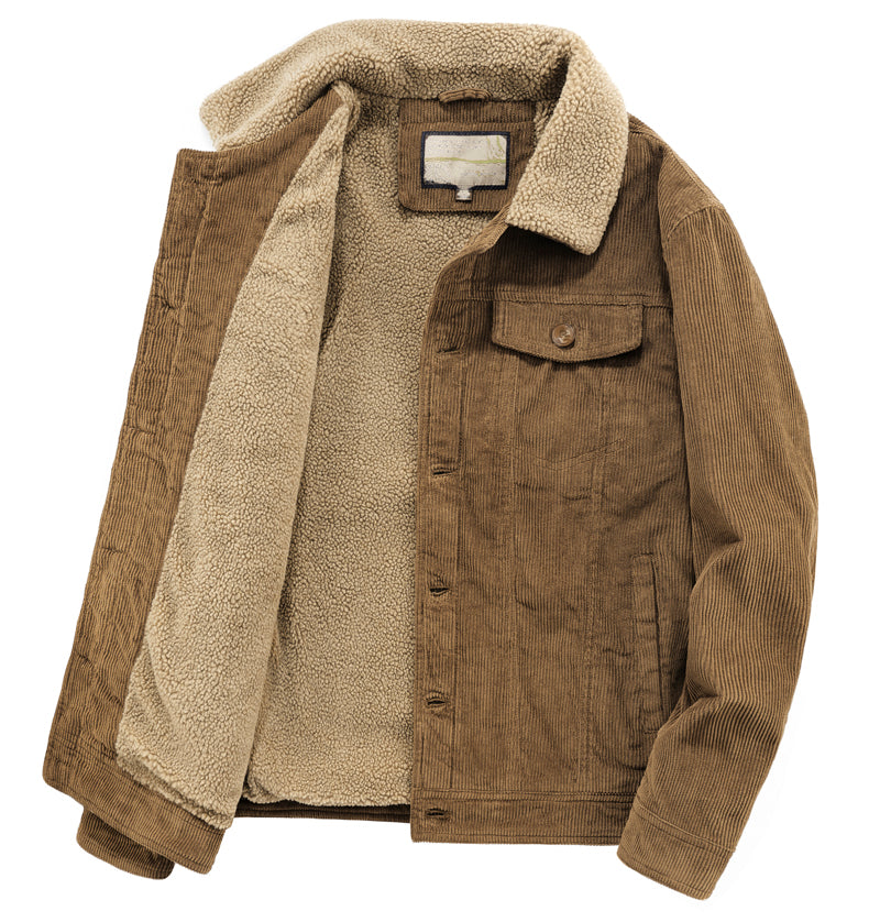Max | Elegant vinterjakke for menn med Sherpa-fôr for ultimat varmekomfort
