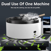 Electric smokeless ashtray