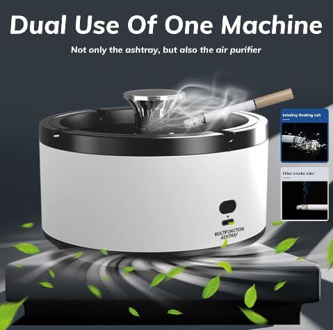 Electric smokeless ashtray