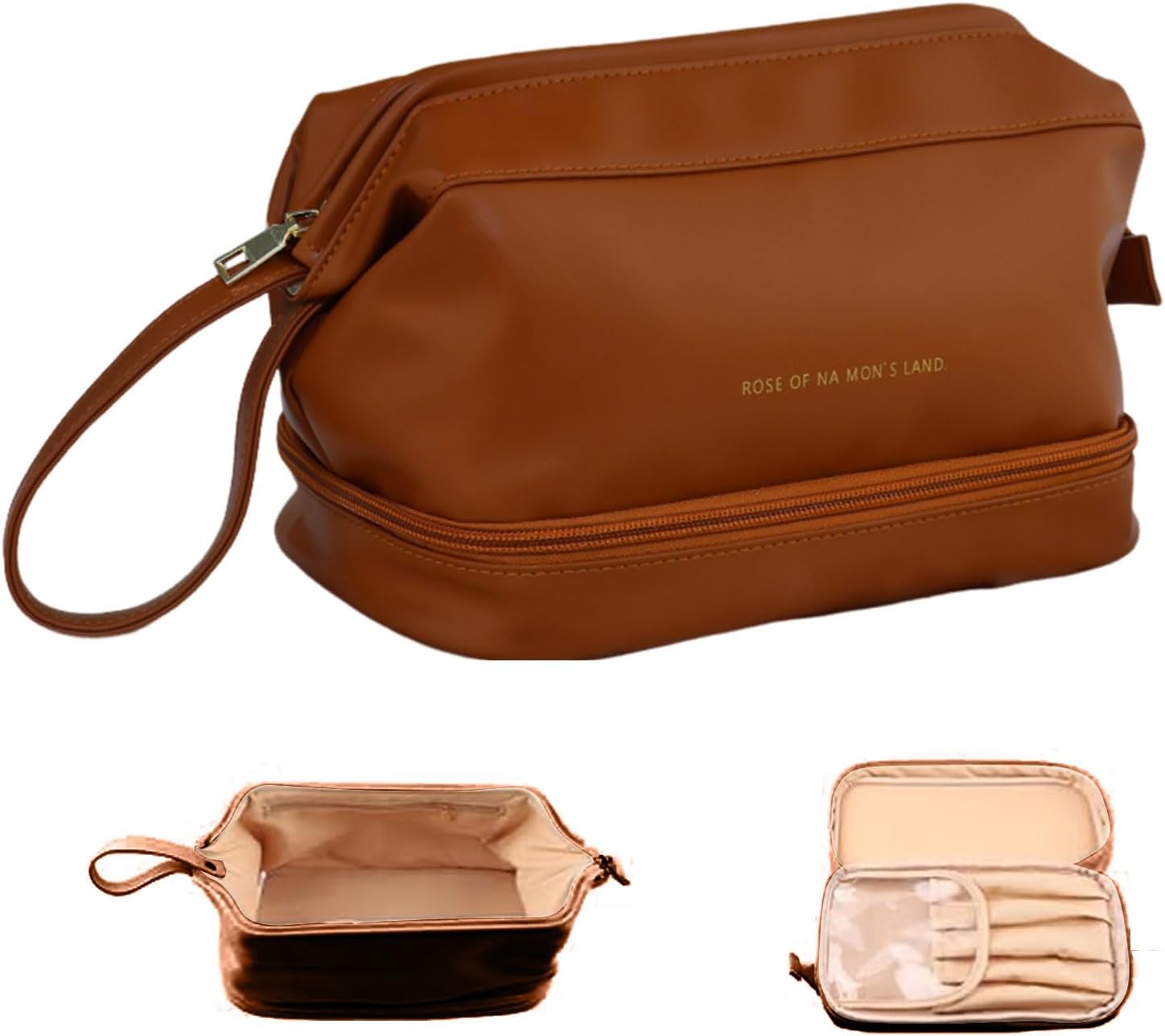 Lara | Layered Travel Makeup Bag