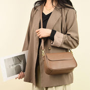 Remi | Vegan leather shoulder bag | Flap design