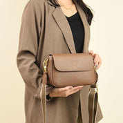 Remi | Vegan leather shoulder bag | Flap design