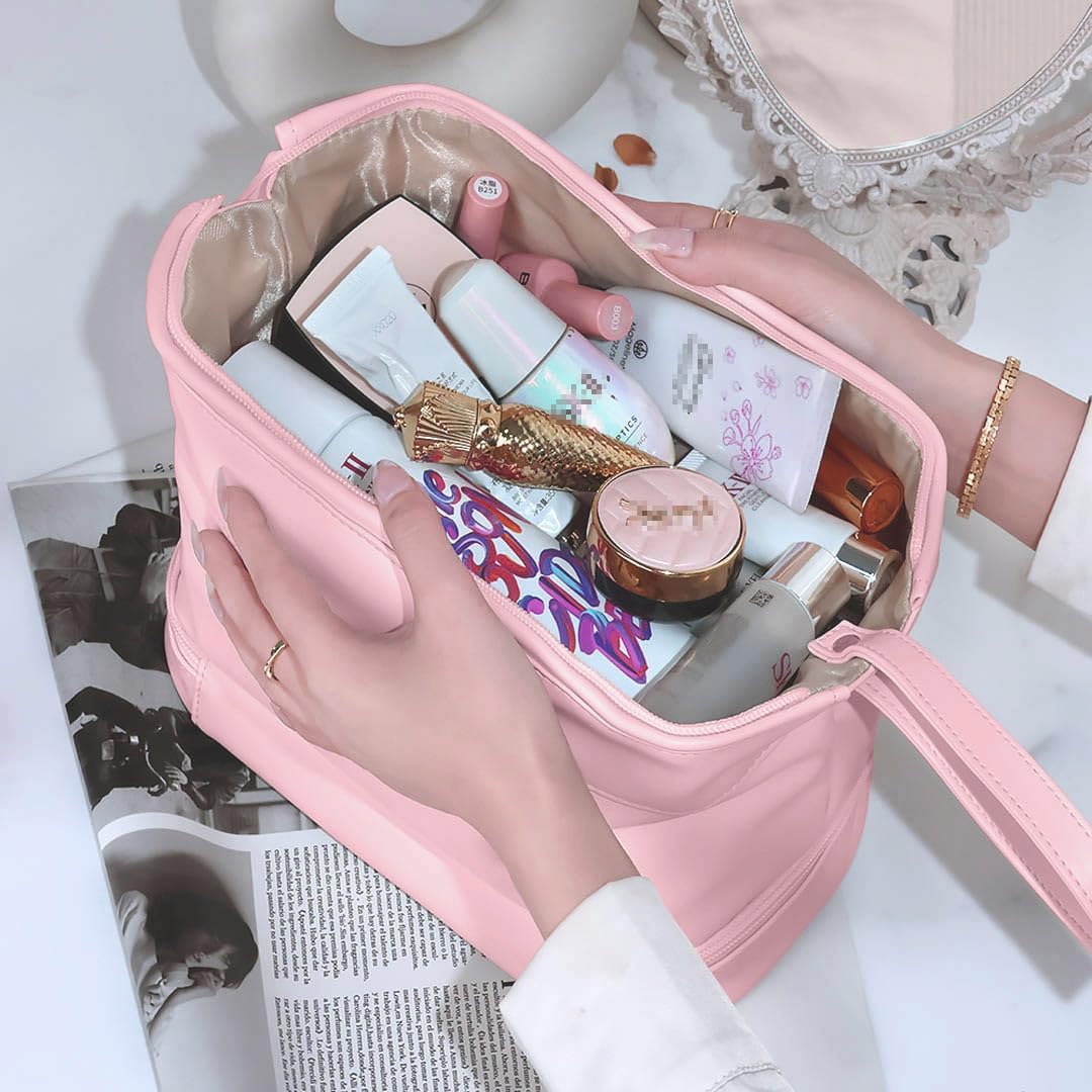 Lara | Layered Travel Makeup Bag