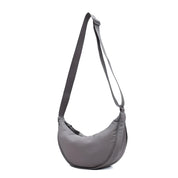 Stylish purple dumpling shoulder bag for fashionable women
